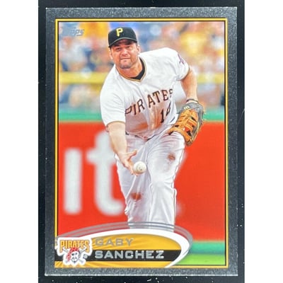 2012 Topps Update Black #US298 Gaby Sanchez /61