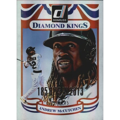 2014 Donruss Stat Line Season #10 Andrew McCutchen DK/185