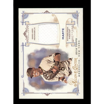 2014 Topps Allen and Ginter Relics #FRBSM Starling Marte B