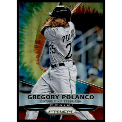 2015 Panini Prizm Prizms Tie Dyed #72 Gregory Polanco