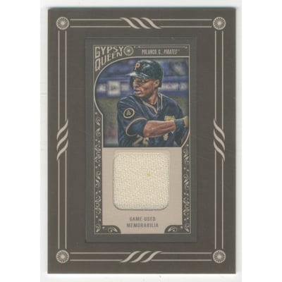 2015 Topps Gypsy Queen Framed Mini Relics #GMRGP Gregory Polanco