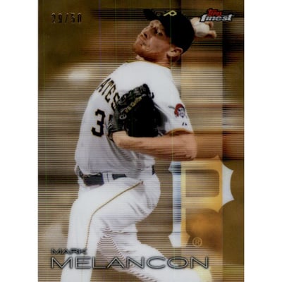 2016 Finest Gold Refractors #81 Mark Melancon