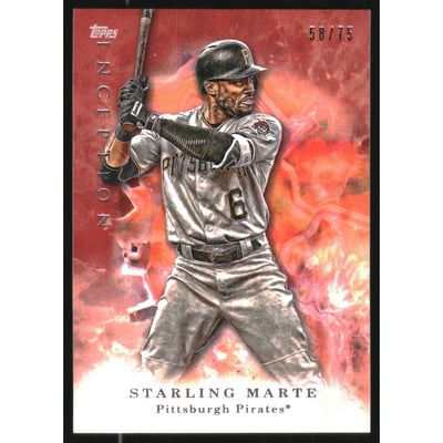 2017 Topps Inception Red #14 Starling Marte