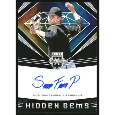 2020 Elite Extra Edition Hidden Gems Autographs #17 Santiago Florez