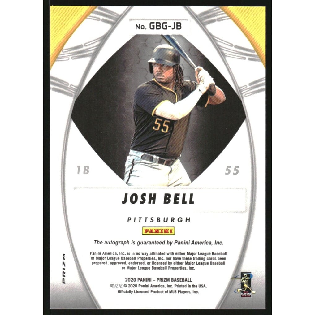 2020 Panini Prizm Game Ball Graphs Prizms Silver #9 Josh Bell