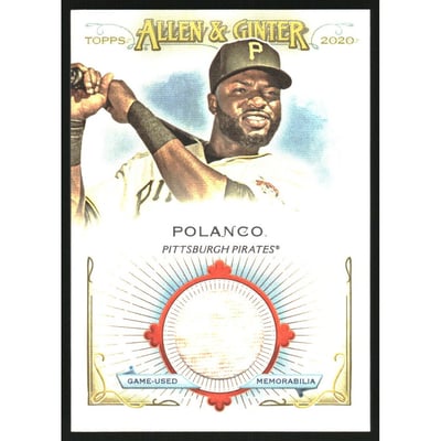 2020 Topps Allen and Ginter Relics #FSRBGP Gregory Polanco B