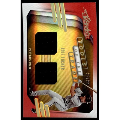 2021 Absolute Tools of the Trade Dual Swatches Spectrum Red #9 Cole Tucker/99