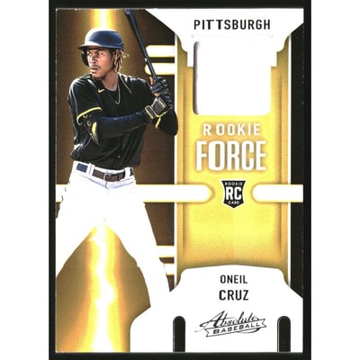 2022 Absolute Rookie Force Materials Retail #3 Oneil Cruz