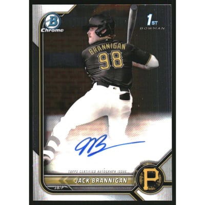 2022 Bowman Chrome Draft Autographs #CDAJBN Jack Brannigan