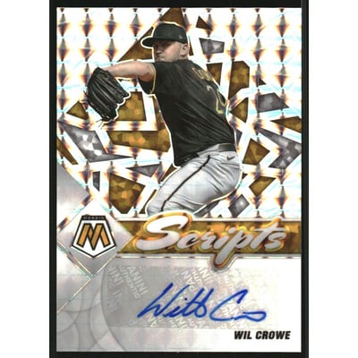 2022 Panini Mosaic Scripts #63 Wil Crowe