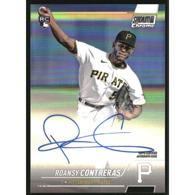 2022 Stadium Club Chrome Autographs #SCCBARCO Roansy Contreras