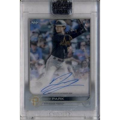 2022 Topps Clearly Authentic Autographs #CAAHP Hoy Park