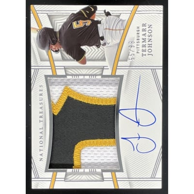 2023 National Treasures Rookie Material Signatures 2 #8 Termarr Johnson Auto /99