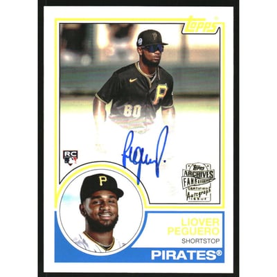 2023 Topps Archives '83 Fan Favorites Autographs #83FFLP Liover Peguero