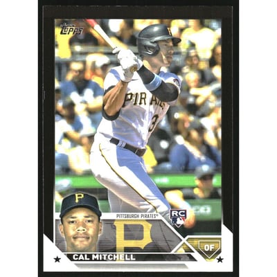2023 Topps Black #313 Cal Mitchell