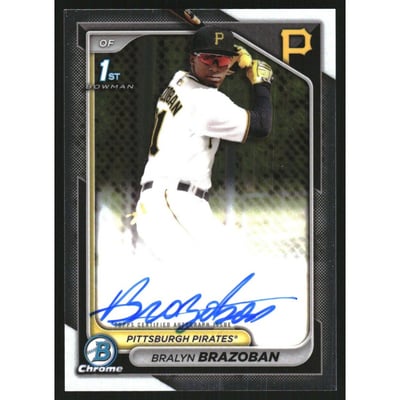 2024 Bowman Chrome Prospect Autographs #CPABB Bralyn Brazoban