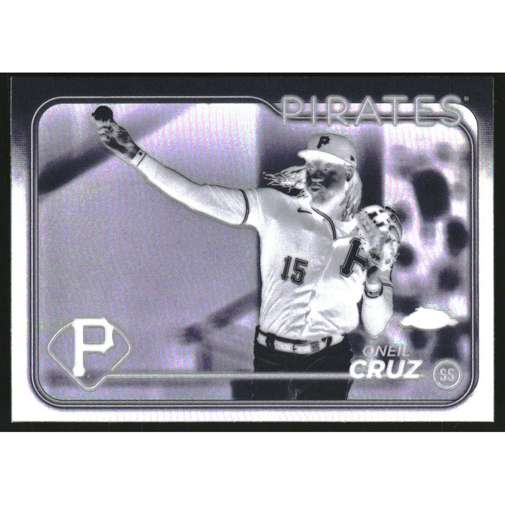 2024 Topps Chrome Negative Refractors #98 Oneil Cruz