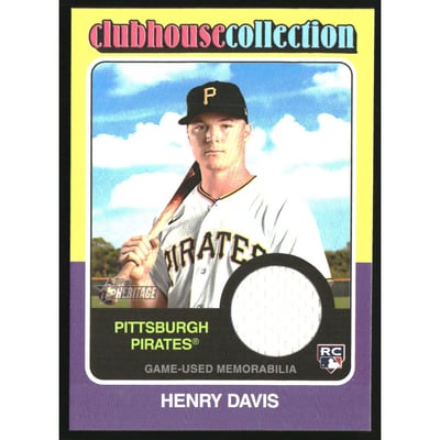 2024 Topps Heritage Clubhouse Collection Relics #CCRHD Henry Davis