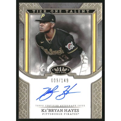2024 Topps Tier One Talent Autographs #T1TAKHA Ke'Bryan Hayes/149
