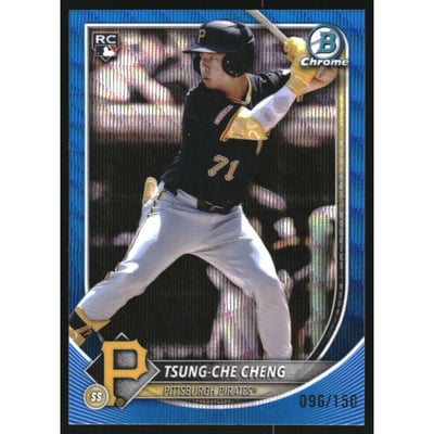 2025 Bowman Chrome Blue Wave Refractors #86 Tsung-Che Cheng