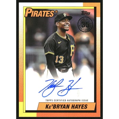 2025 Topps '90 Topps Autographs #90AKH Ke'Bryan Hayes