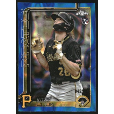 2025 Topps Chrome Blue Lava Refractors #273 Billy Cook