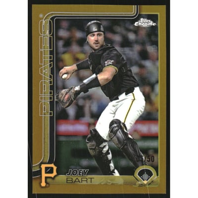 2025 Topps Chrome Gold Refractors #133 Joey Bart