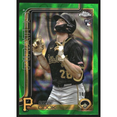 2025 Topps Chrome Green Lava Refractors #273 Billy Cook