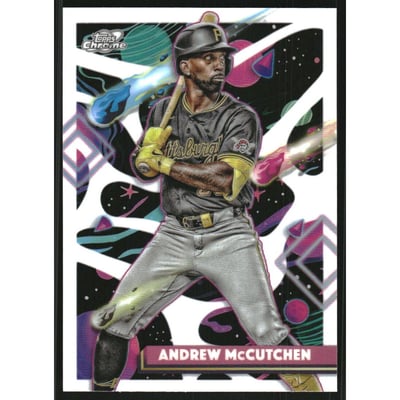 2025 Topps Cosmic Chrome White Hole Refractors #117 Andrew McCutchen
