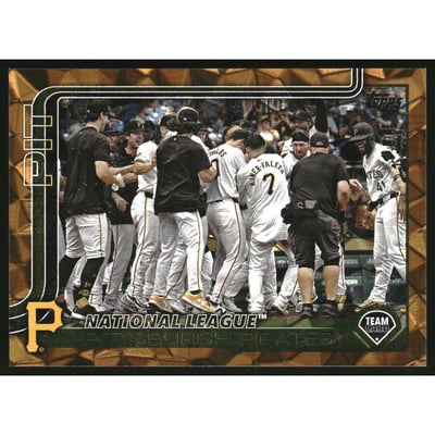 2025 Topps Gold Diamante Foil #677 Pittsburgh Pirates