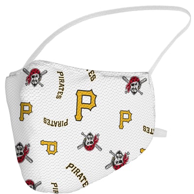 Pittsburgh Pirates Fanatics Adult All Over Logo Face Covering
