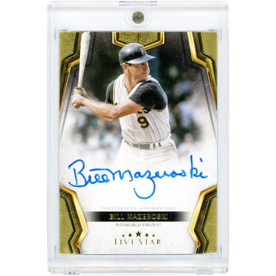 Bill Mazeroski Pittsburgh Pirates Autographed 2024 Topps Five Star #FSA-BM Card 