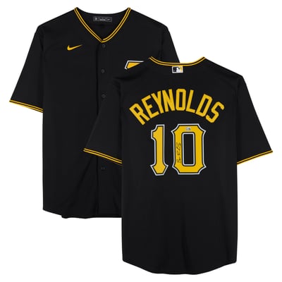 Bryan Reynolds Pittsburgh Pirates Autographed Fanatics Authentic Black Nike Replica Jersey
