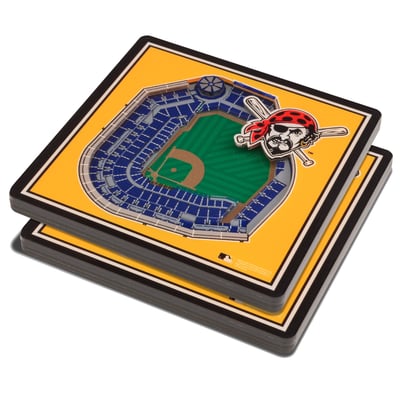 Pittsburgh Pirates Fanpoint 3D StadiumView Coasters