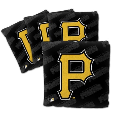 Pittsburgh Pirates Fanpoint Four-Piece Cornhole Bag Set