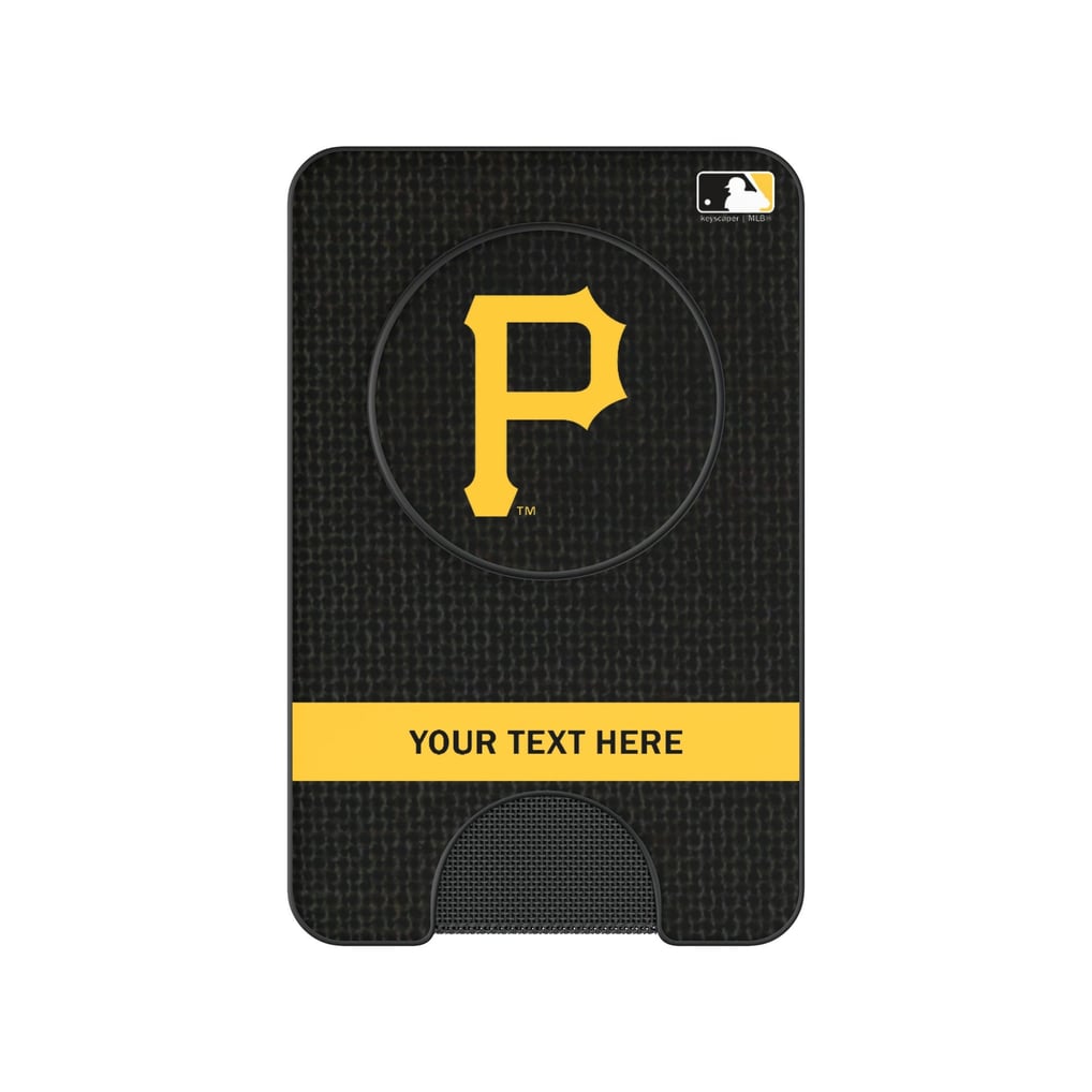 Pittsburgh Pirates Keyscaper Personalized Solid PopSockets Magnetic Wallet