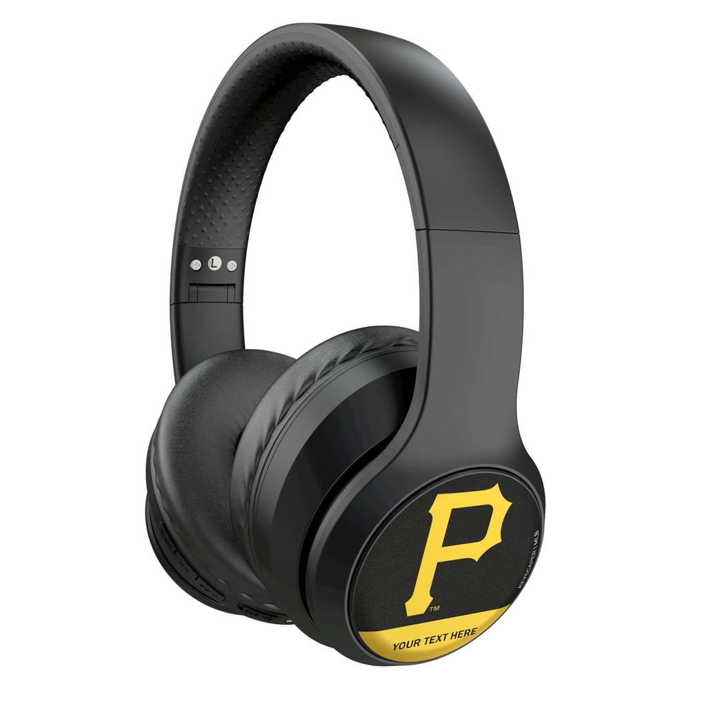 Pittsburgh Pirates Keyscaper Personalized Solid Wireless Bluetooth Headphones With Case