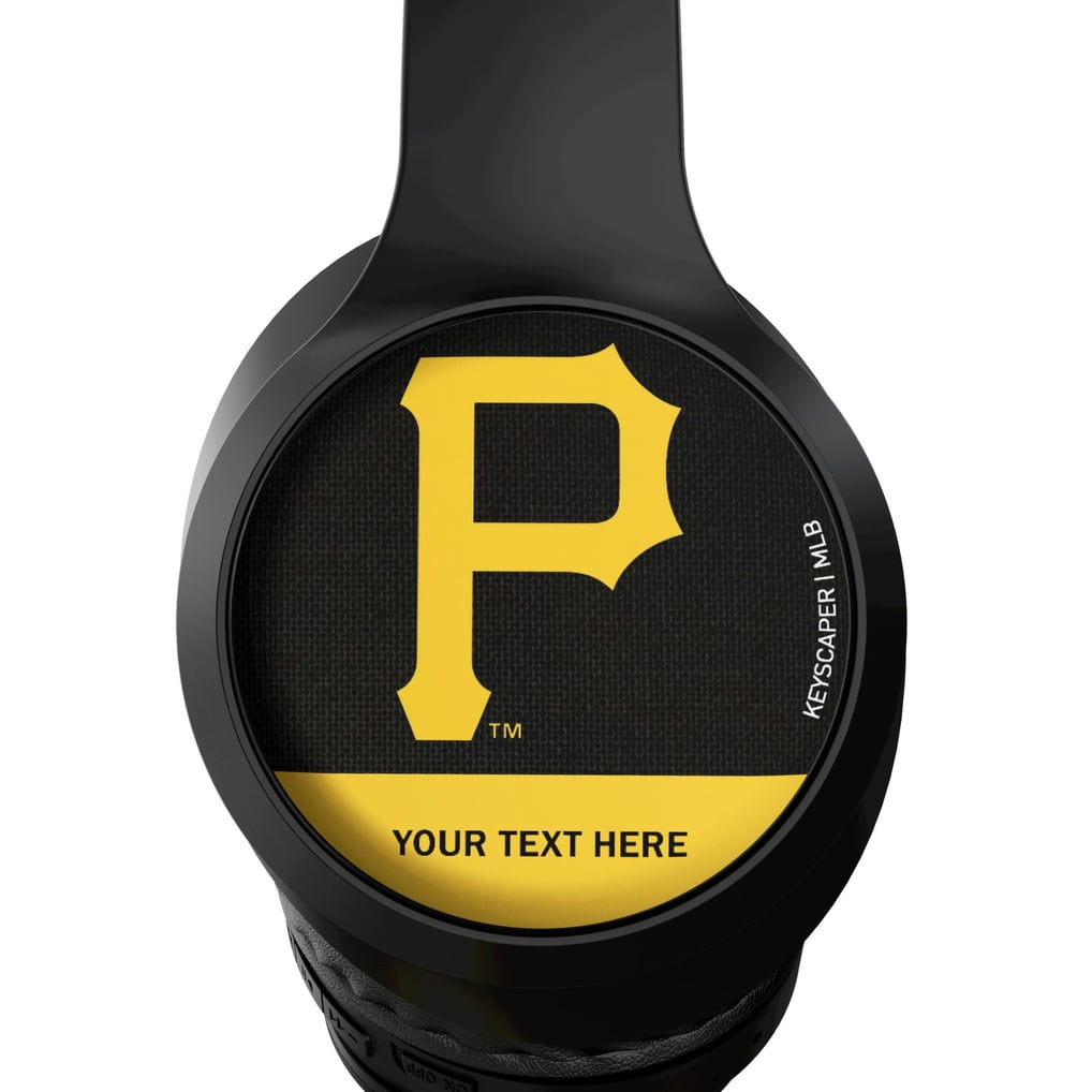 Pittsburgh Pirates Keyscaper Personalized Solid Wireless Bluetooth Headphones With Case