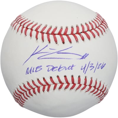 Konnor Griffin Pittsburgh Pirates Autographed Fanatics Authentic Baseball with "MLB Debut 4/3/26" Inscription
