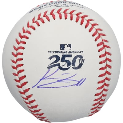 Konnor Griffin Pittsburgh Pirates Autographed Fanatics Authentic USA 250th Logo Baseball