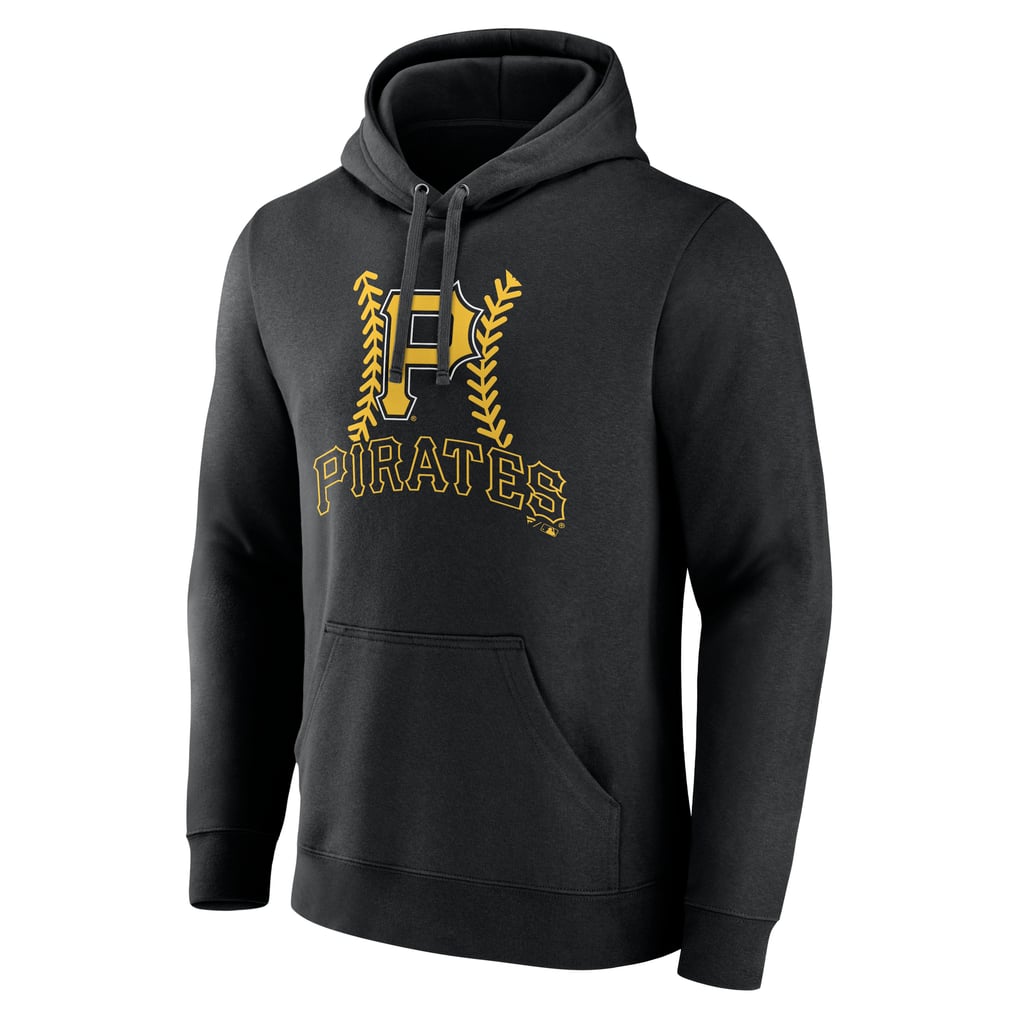  Pittsburgh Pirates Personalized Name & Number Fastball Pullover Hoodie - Black