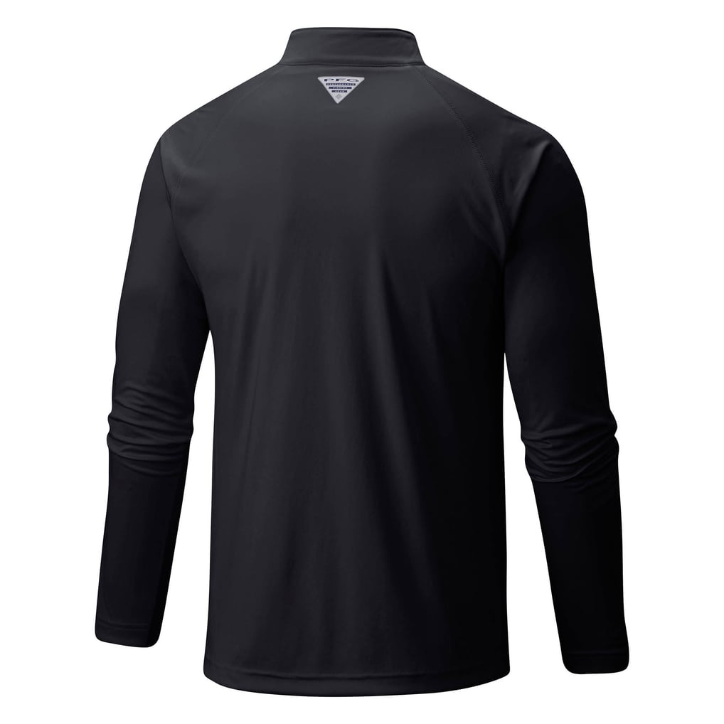 Pittsburgh Pirates Columbia Terminal Tackle Omni-Shade Raglan Quarter-Zip Pullover Top - Black