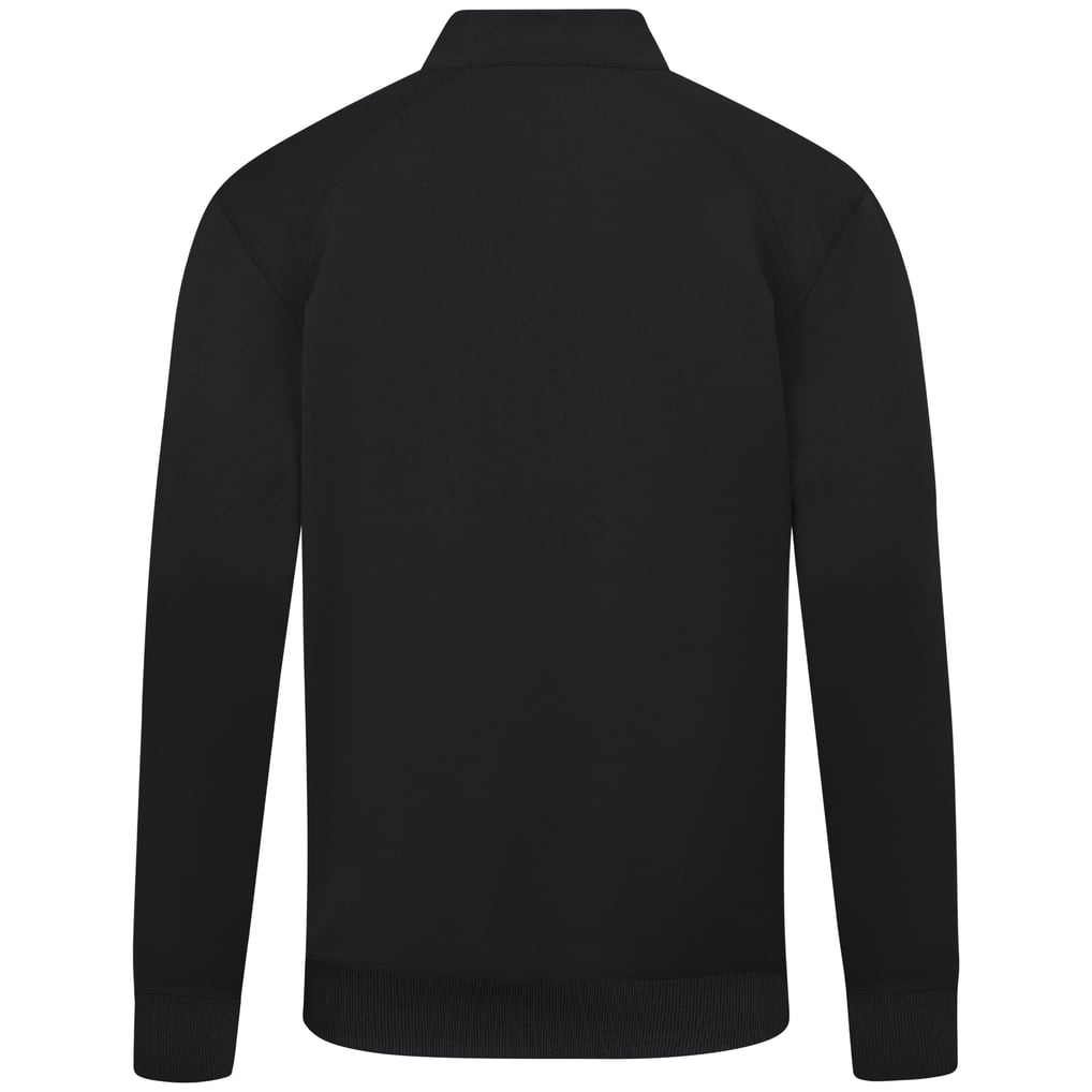  Pittsburgh Pirates Levelwear Upright Insignia Tri-Blend Quarter-Zip Pullover - Black