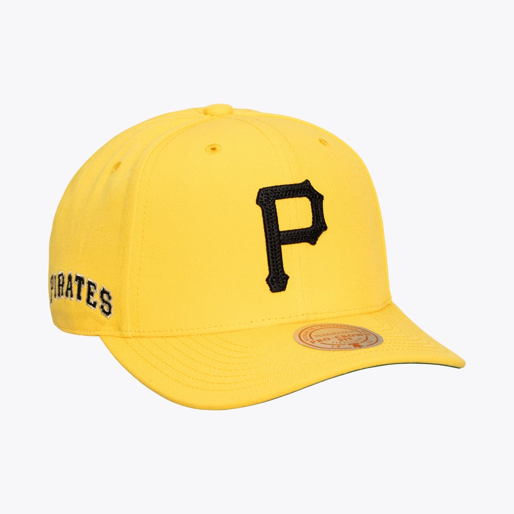 Pittsburgh Pirates Mitchell & Ness Secondary Pro Snapback Hat - Gold