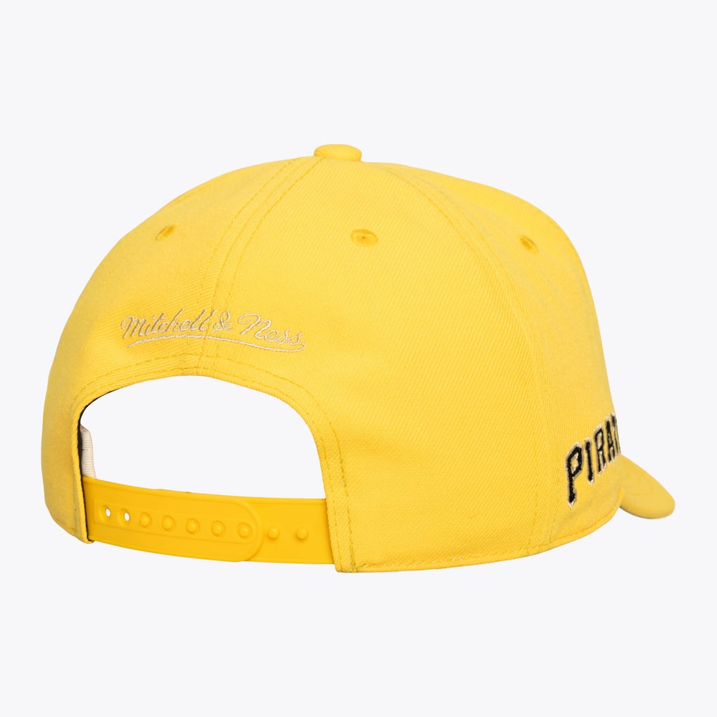  Pittsburgh Pirates Mitchell & Ness Secondary Pro Snapback Hat - Gold
