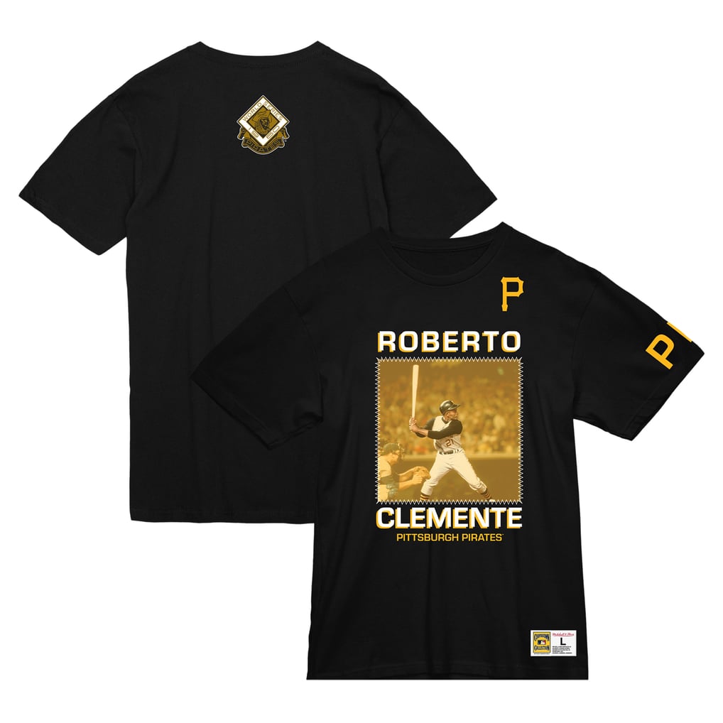 Men's Pittsburgh Pirates Roberto Clemente Mitchell & Ness Black ...