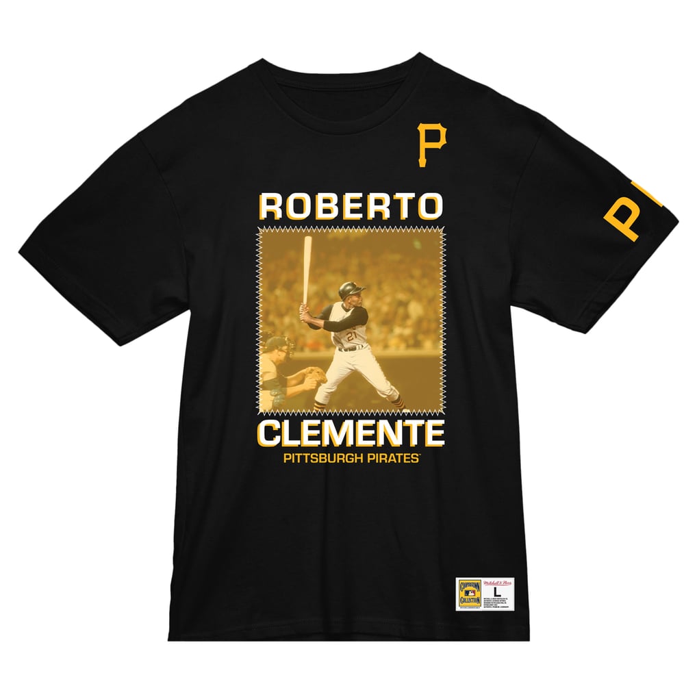 Men's Pittsburgh Pirates Roberto Clemente Mitchell & Ness Black ...