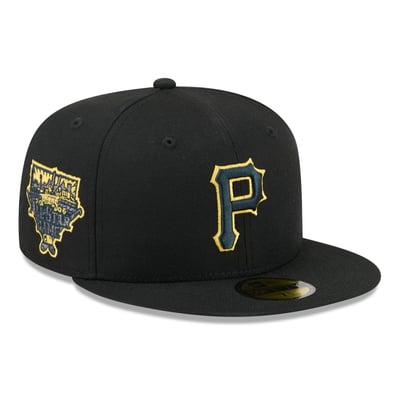  Pittsburgh Pirates New Era Color Pop 59FIFTY Fitted Hat - Black