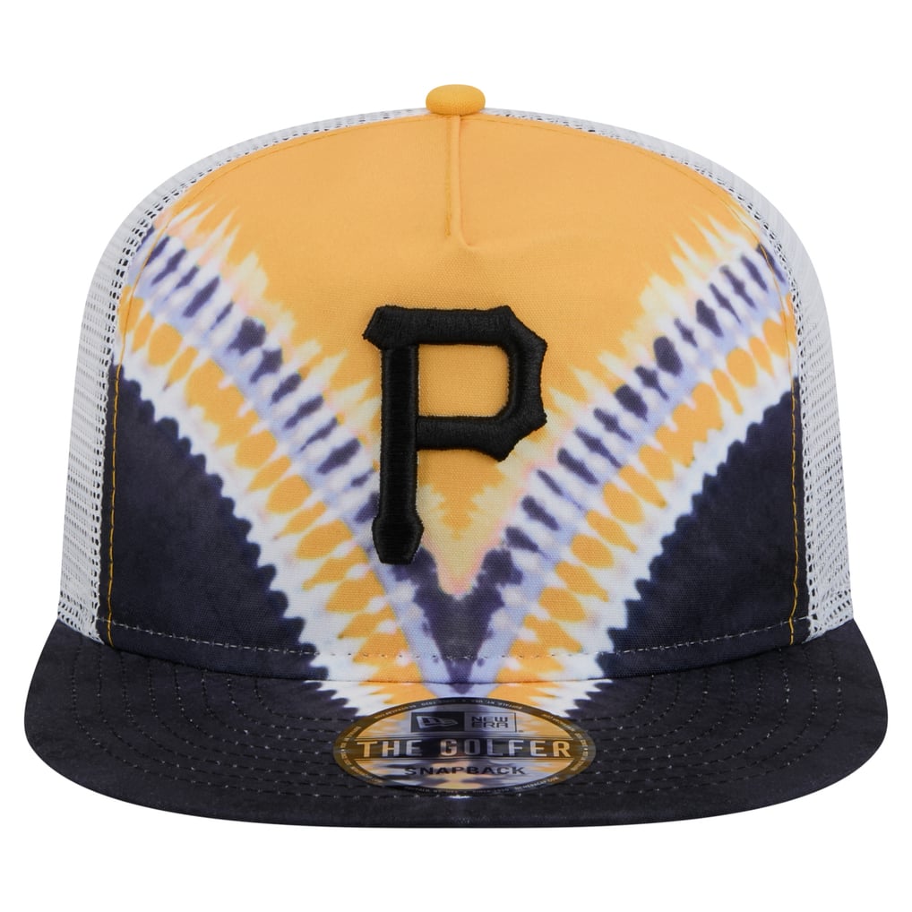 Pittsburgh Pirates New Era Tie-Dye Golfer Trucker Adjustable Hat