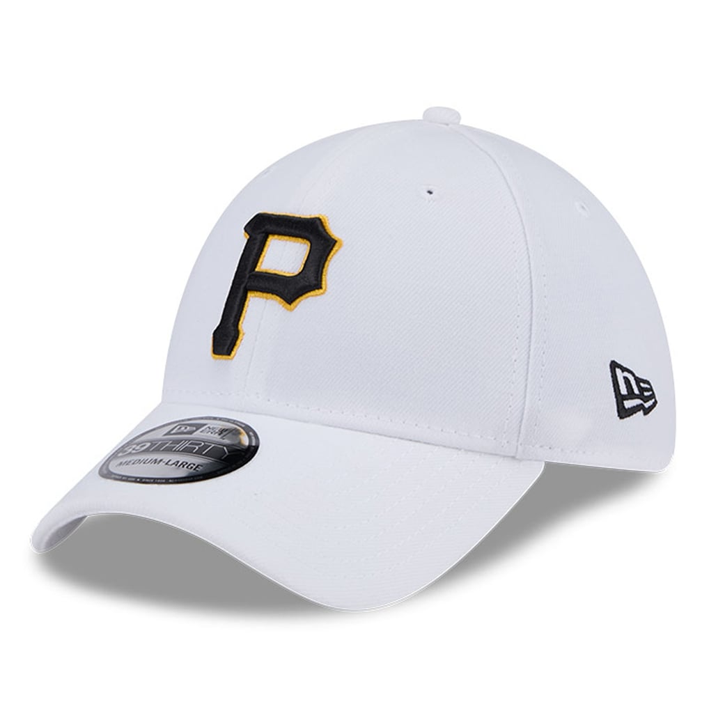 Pittsburgh Pirates New Era 39THIRTY Flex Hat - White